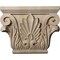 Ekena Millwork 11"W x 6 3/4"BW x 3 7/8"D x 8 7/8"H Large Chesterfield Capital, Maple CAP11X03X08CHMA - alternate 1